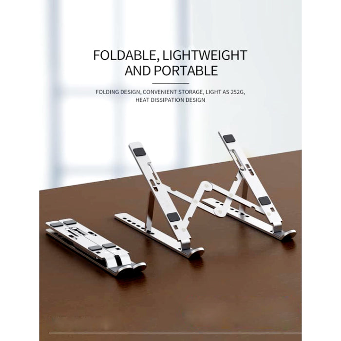 Aluminium Lightweight Laptop Stand With 7 Adjustable Height Levels