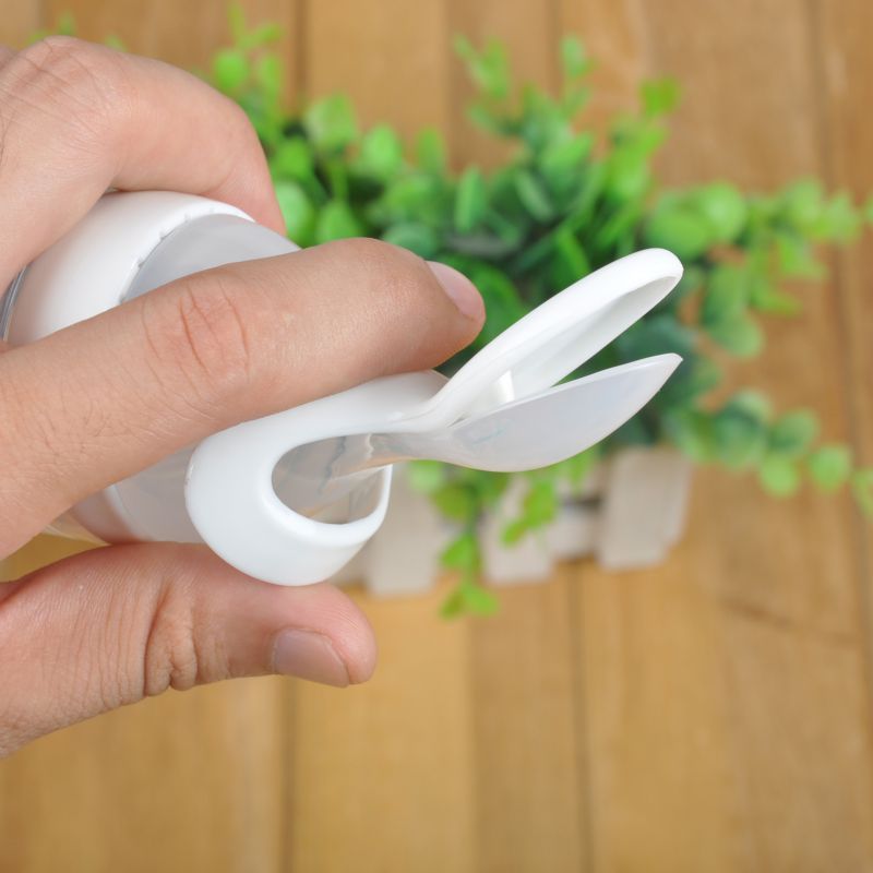 Silicon Baby Spoon Feeder Bottle Feeding