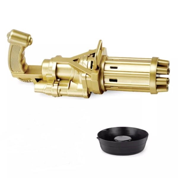 Bubble Gun Kids Gatling Toys Summer Automatic Soap Water Gatling Bubble Machine Children Indoor Outdoor Toy Blower Bubbles