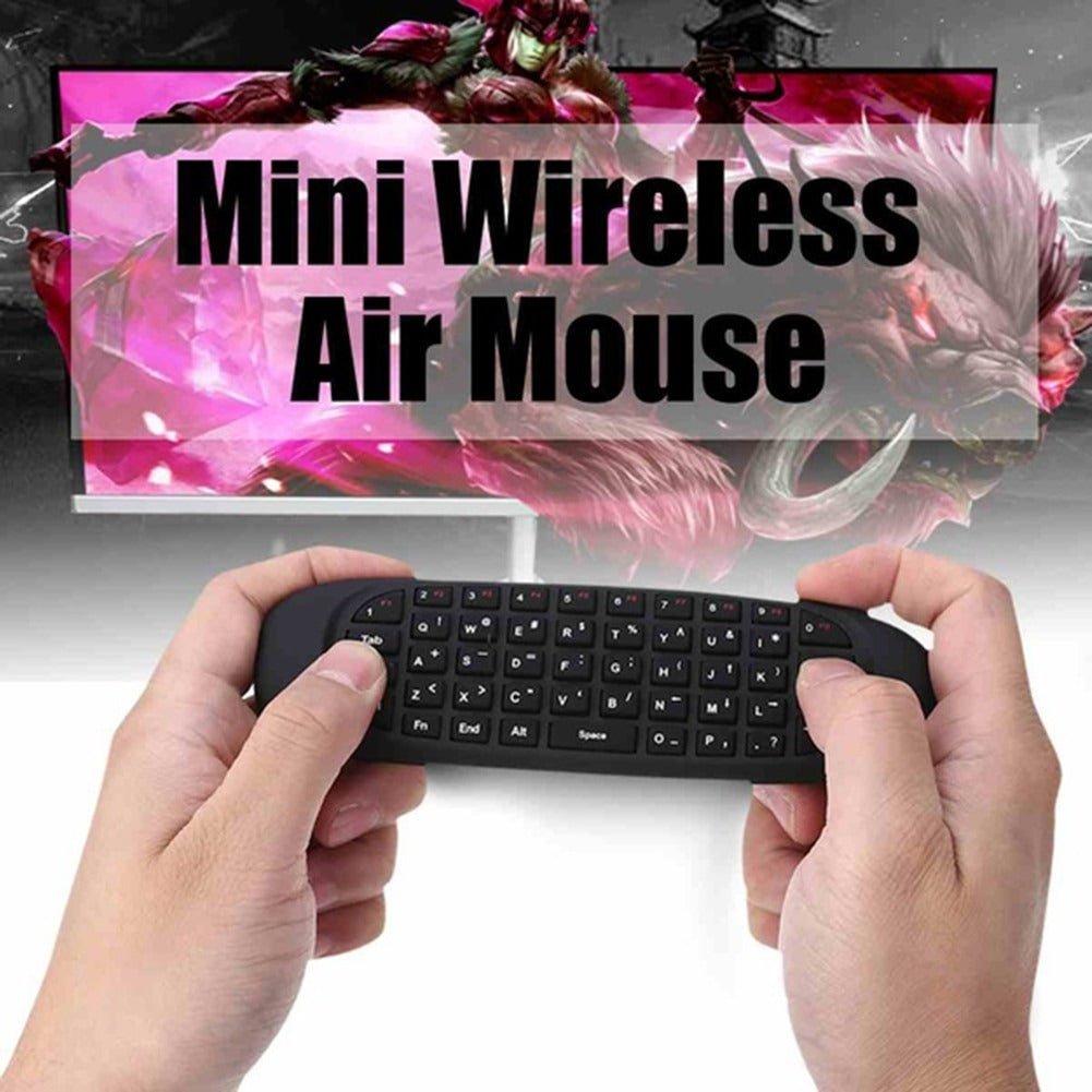 2.4GHz Flying Mouse 6-Axis Gyroscope Wireless Air Mouse Keyboard Remote Control For Smart TV PC