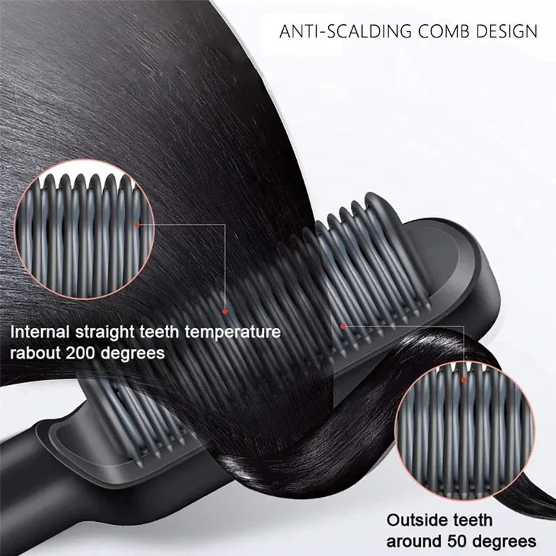 Professional hair Straightener Iron comb